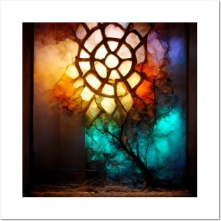 Alcohol Ink Dreamcatcher Boho Posters and Art